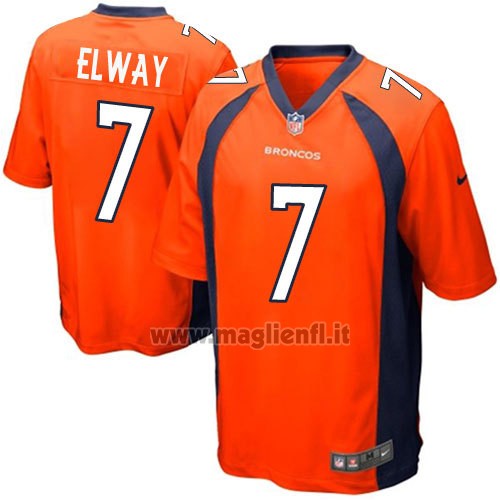 Maglia NFL Game Denver Broncos Elway Arancione